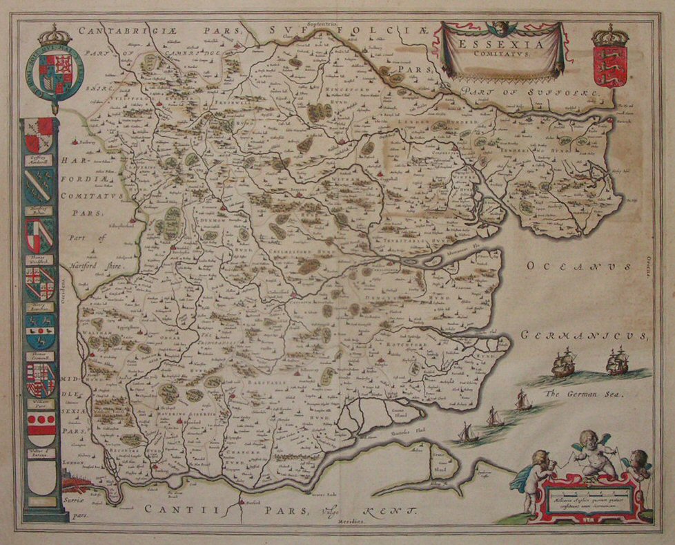 Map of Essex - Blaeu